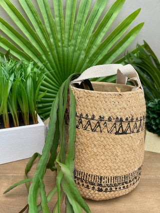 Boho Scandi Style Stoneware Ceramic Plant Pot