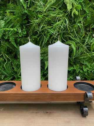 Large Rustic Candle Holder
