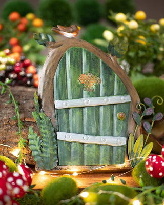 Miniature Metal Fairy Pixie Door Set