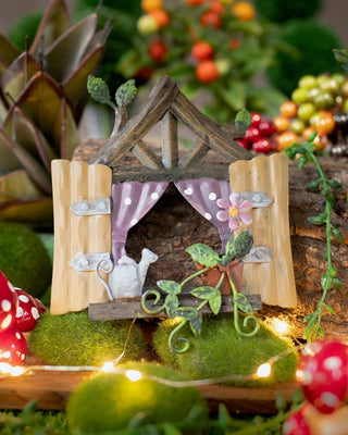 Miniature Metal Fairy Pixie Door Set