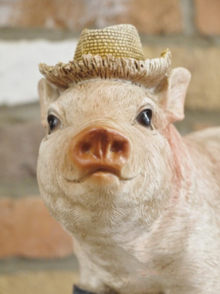 Quirky Pig in Wellies Garden Ornament