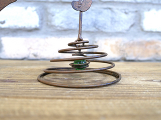 Rusty Metal Cat Garden Stake