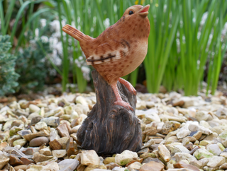Tweeting Robin Garden Ornament