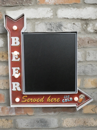 Beer Light Chalkboard Sign