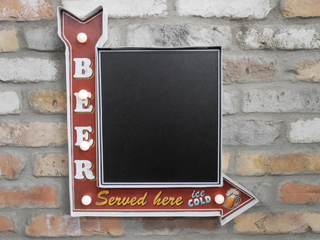 Beer Light Chalkboard Sign