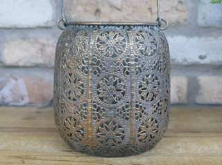 Bronzed Moroccan Lantern