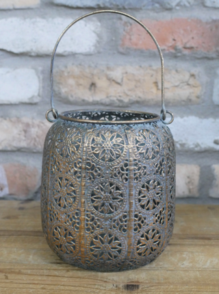 Bronzed Moroccan Lantern