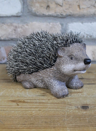 Resin Spiky Hedgehog Garden Ornament