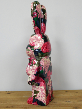 Large Floral Flower Rabbit
