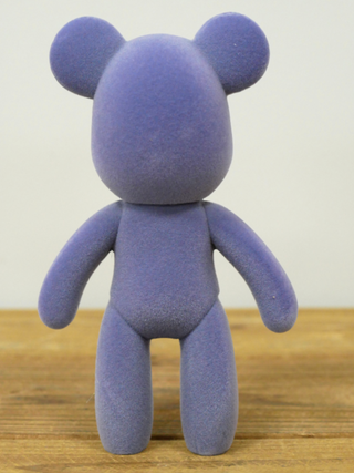 Lilac Resin Teddy Bear