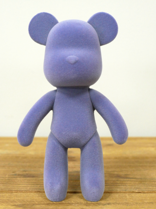 Lilac Resin Teddy Bear