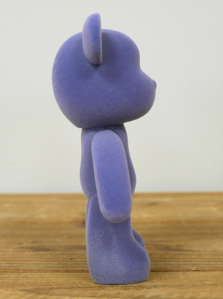Lilac Resin Teddy Bear