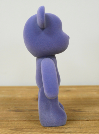 Lilac Resin Teddy Bear