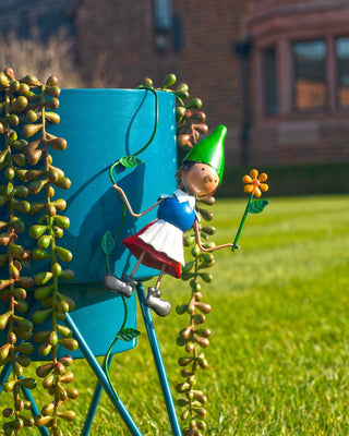 Set of 2 Mini Hanging Fairy Garden Ornaments