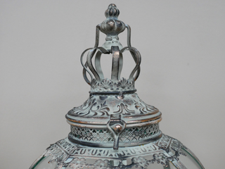 Silver Pumpkin Lantern