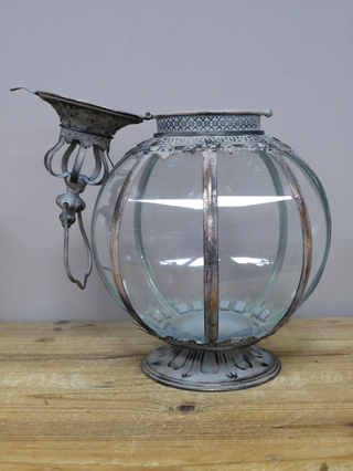 Silver Pumpkin Lantern