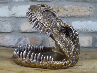 Golden Resin T Rex Head
