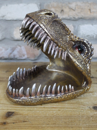 Golden Resin T Rex Head