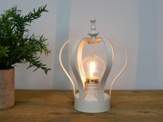 Cream Crown LED Light