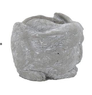 Rustic Stone Bunny Rabbit Design Planters