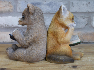 Bear & Fox Bookends