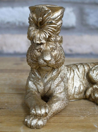 Tiger Candle Holder