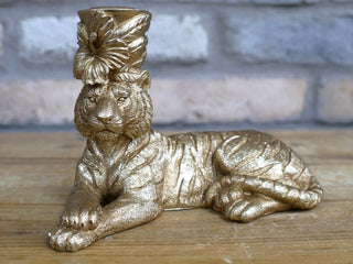 Tiger Candle Holder