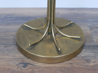 Vintage 70s Gold Palm Tree Floor Lamp