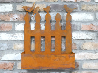 Rusty Wall Planter