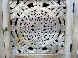 Indian Wooden Bedside Table