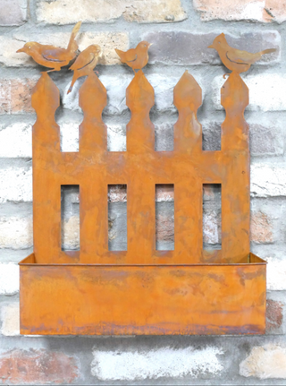 Rusty Wall Planter