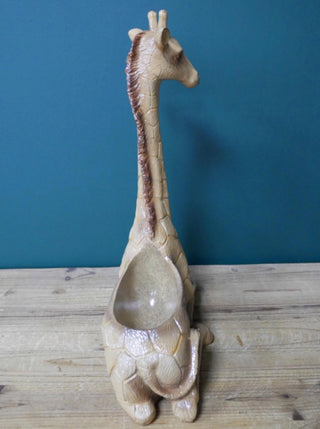 Sitting Giraffe Planter