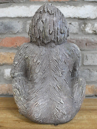 Rustic Resin Monkey Garden Ornament