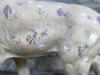 Large Rustic Lion Garden Ornament