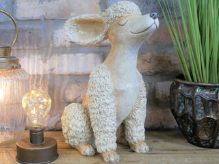 Resin Poodle Ornament