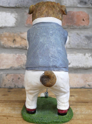 British Bulldog Golfer Ornament