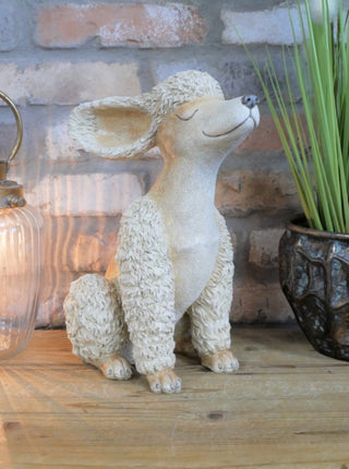 Resin Poodle Ornament