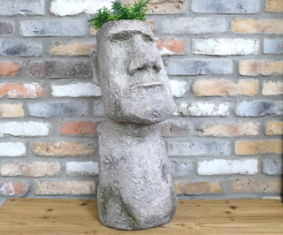 Easter Island Head Planter