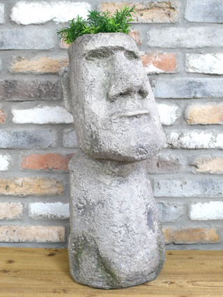 Easter Island Head Planter