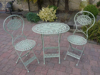 Green French Style Garden Bistro Set