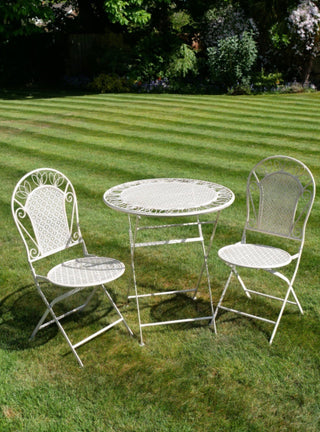 Cream French Style Garden Bistro Set