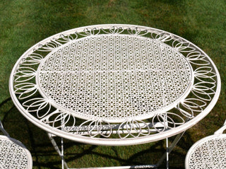 Cream French Style Garden Bistro Set