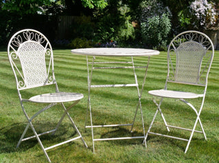 Cream French Style Garden Bistro Set