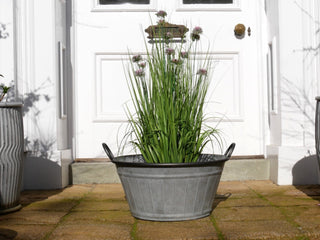 Galvanised Metal Oval Dolly Tub