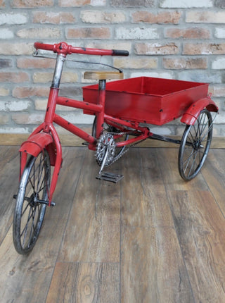 Red Tricycle Planter