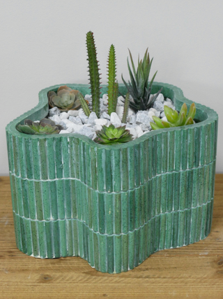 Boho Miami Retro Chic Planter