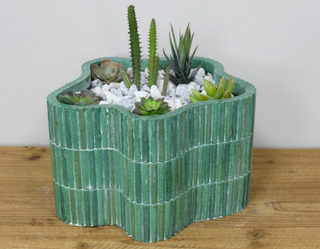 Boho Miami Retro Chic Planter
