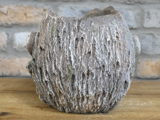 Rustic Monkey Head Plant Pot