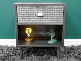 Industrial Metal Bedside