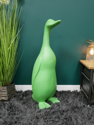 Green Duck Garden Ornament